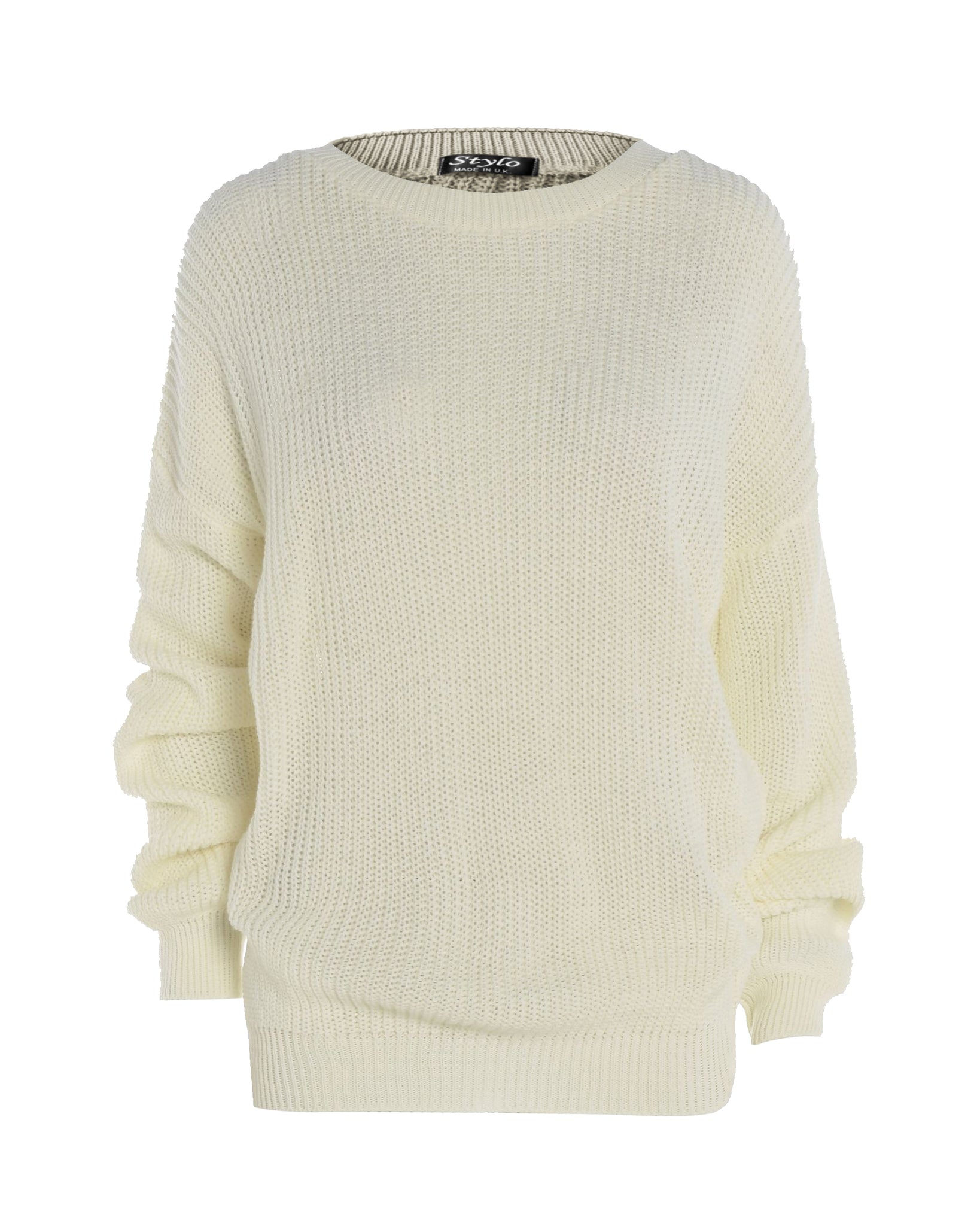 Cream Baggy Jumper