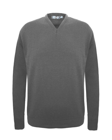 Mens Knitted V Neck Jumper