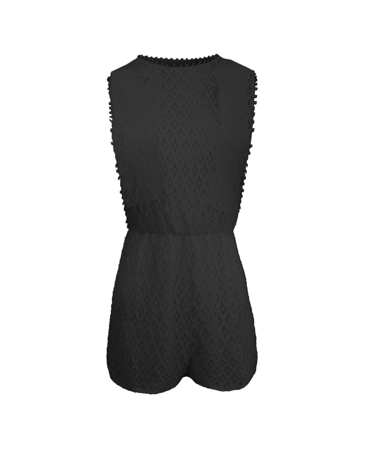Womens Holiday Mini Playsuit Ladies Jumpsuit Summer Beach Dress Shorts UK Stock