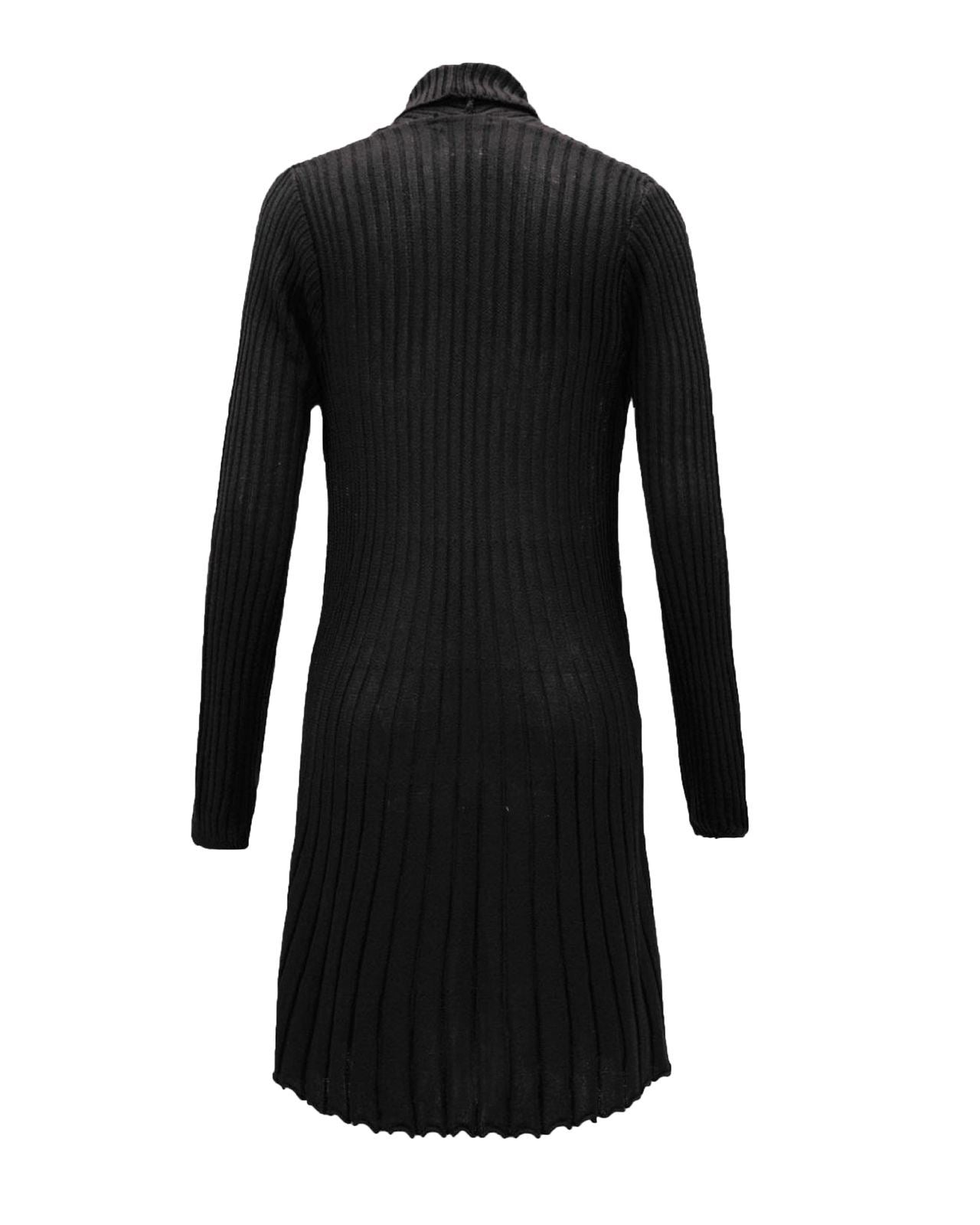Ladies Women Knitted Brooch Boyfriend Cardigan Waterfall Summer Dress Top Jumper