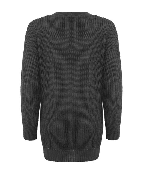 Charcoal Grey Baggy Jumper