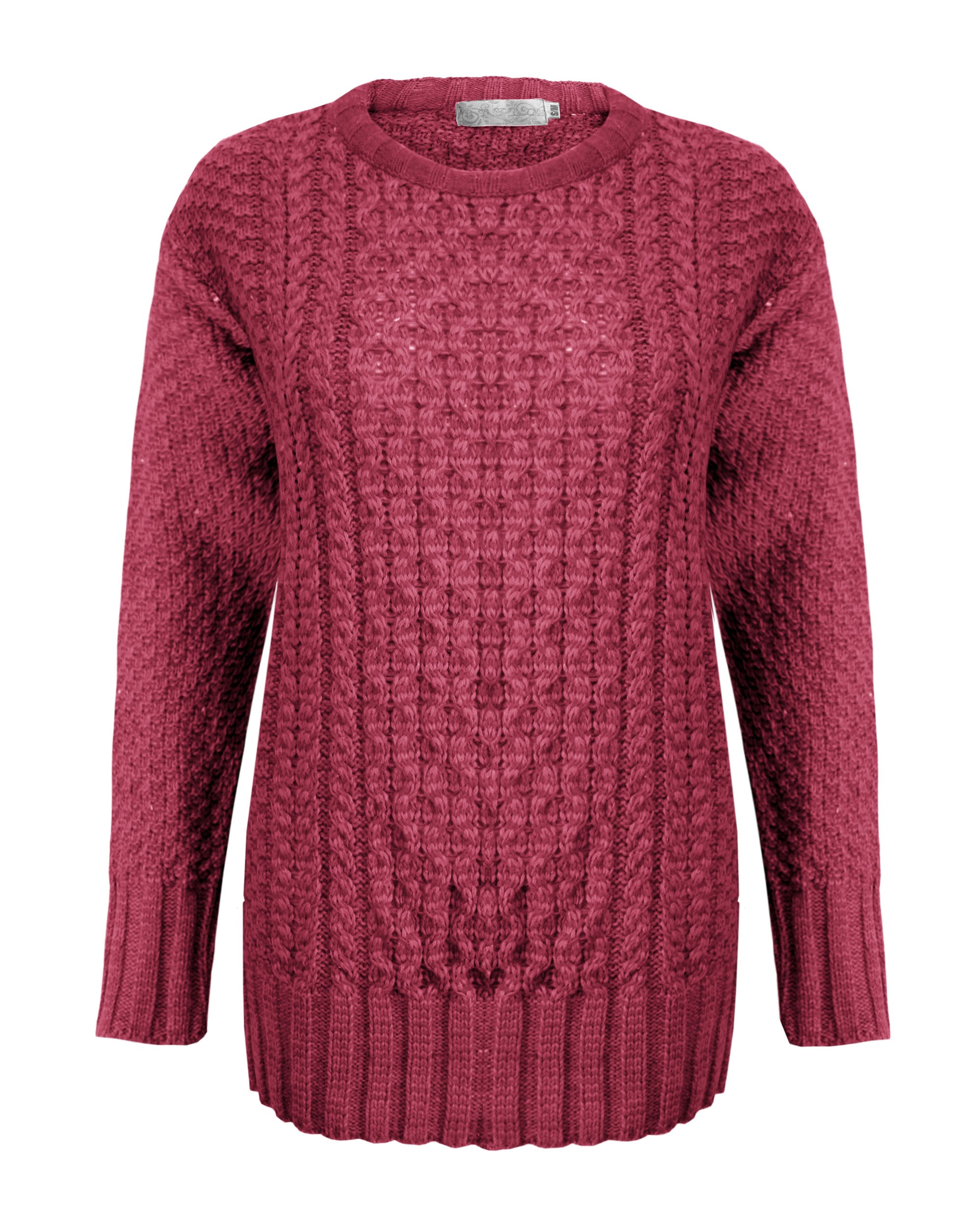 LADIES CABLE KNIT JUMPER