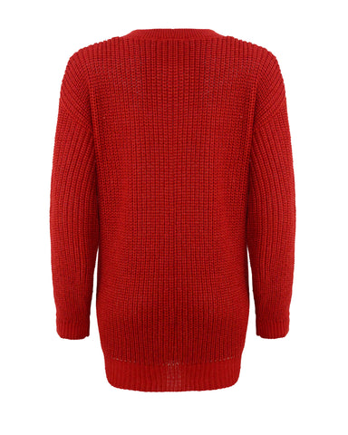 Red Baggy Jumper