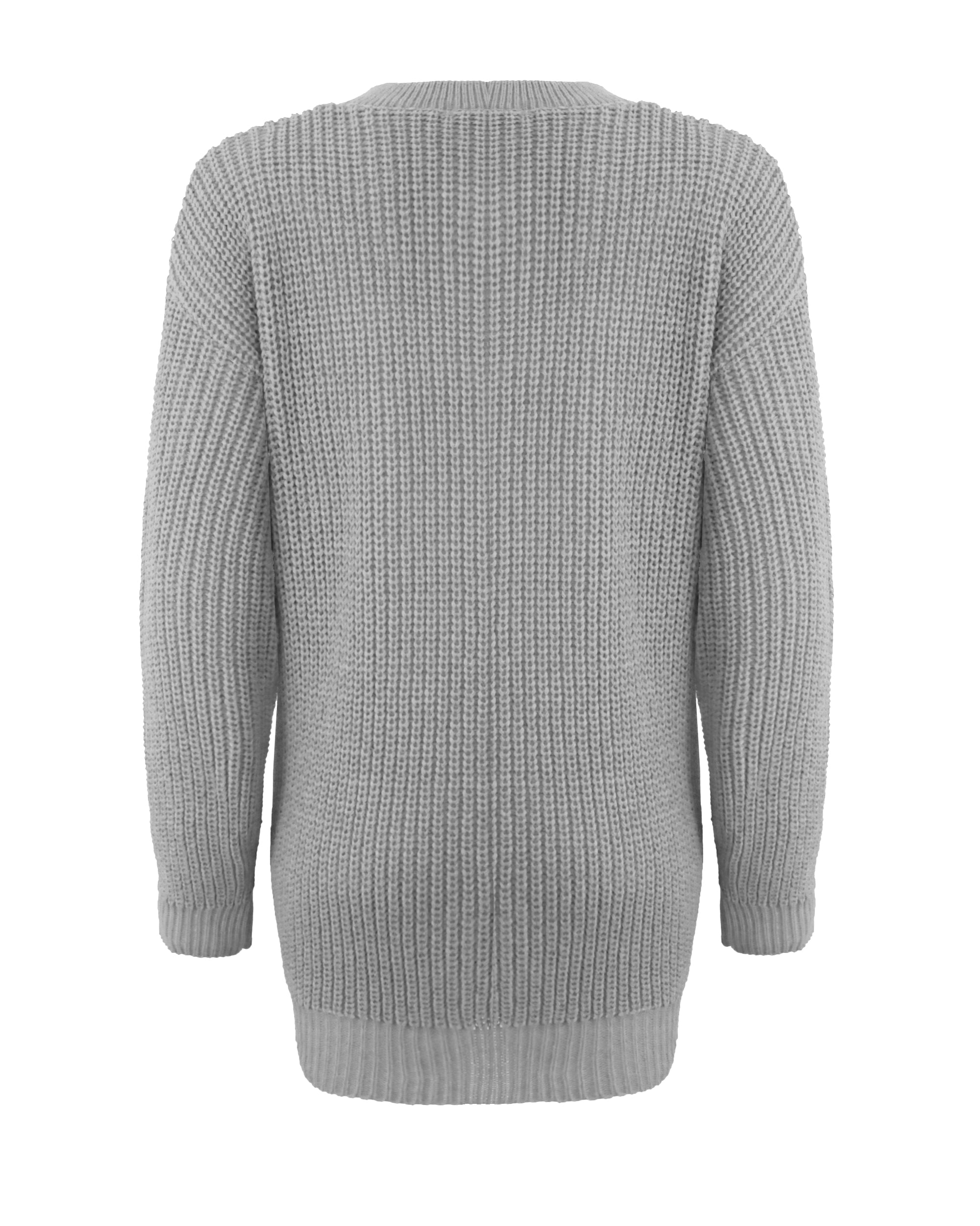 Silver Grey Baggy Jumper